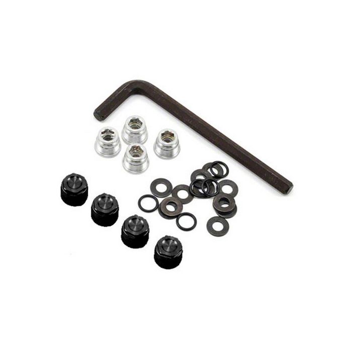 Gmade 1.9 RH04 Wheel Hubs Black (4)