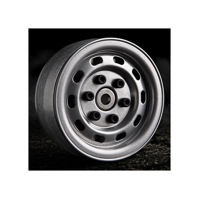 GMADE 1.9 Sr02 Beadlock Wheels (Semigloss Silver) (2)