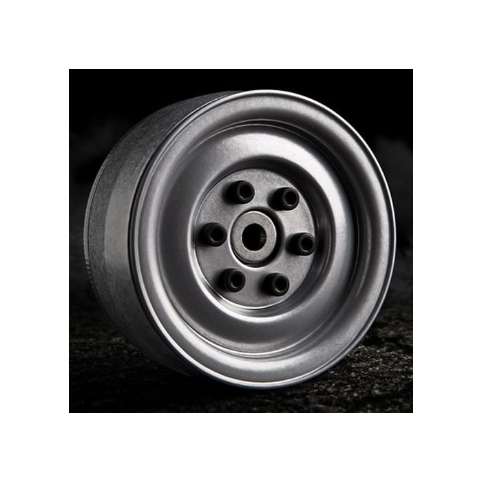 GMADE 1.9 Sr03 Beadlock Wheels (Semigloss Silver) (2)