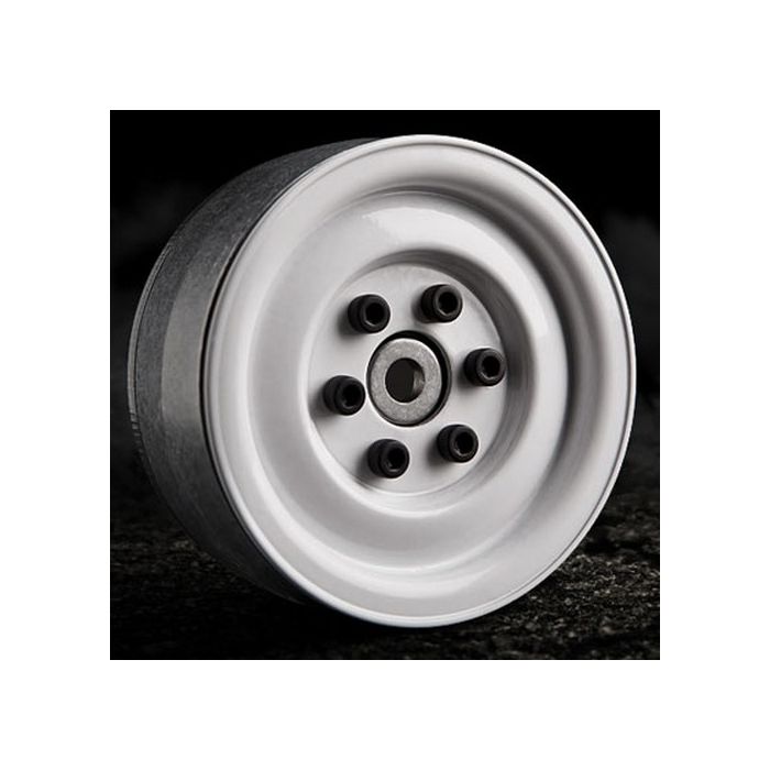 GMADE 1.9 Sr03 Beadlock Wheels (Gloss White) (2)