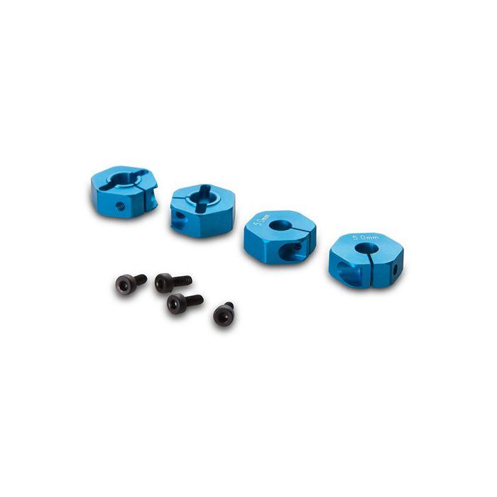 GMADE CLAMP TYPE ALUMINIUM 12MM WHEEL HUB (5MM THICK) (4)