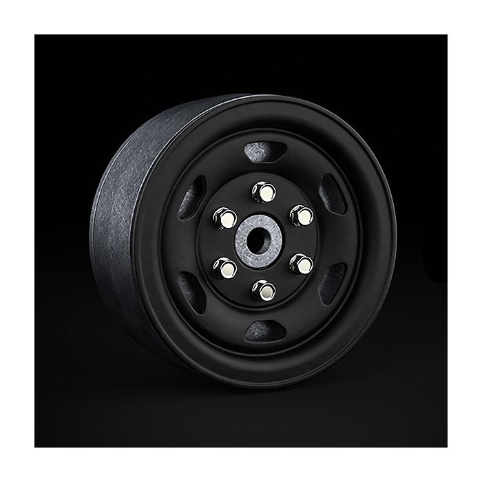 Gmade 1.9 SR05 Beadlock Wheels (Matt Black) (2)