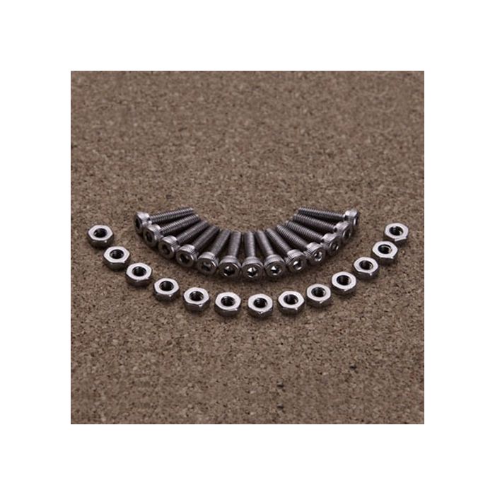 Gmade S/Less Steel Hex Bolts/ Nuts For 1.9 Vr01 B/Locks (2)