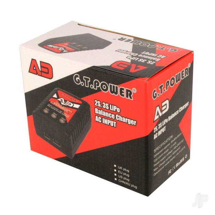 GT Power A3 AC 20w LiPo Balance Charger for RC Model