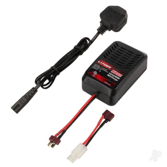 GT Power N802 4 - 8 NiMH / NiCd Battery Charger w/ Deans & Tamiya 