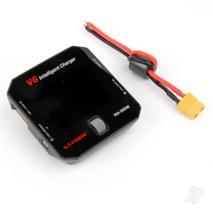GT Power V6 300W DC 16A Charger for RC Model – Lipo/LiHv/LiIon/LiFe/NiMH/NiCd/Pb