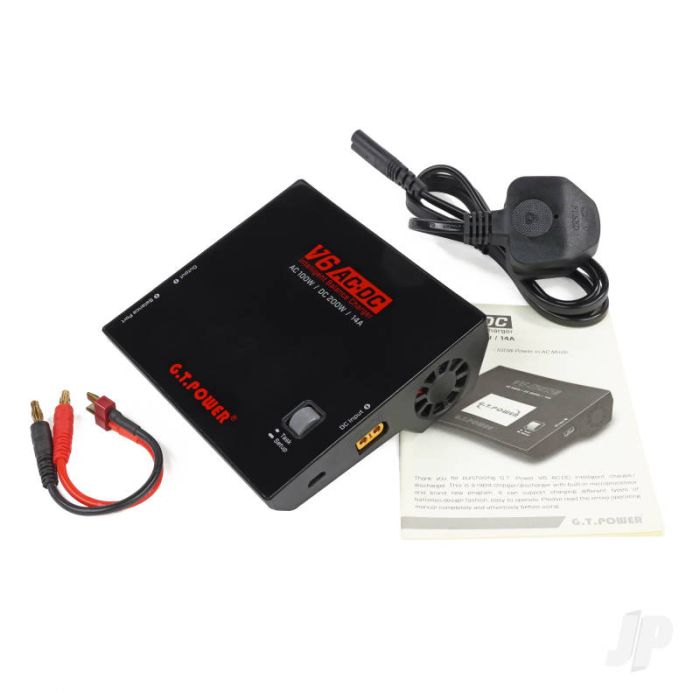 GT Power V6 240v AC / 12v DC NiMH / LiPo /  LiIon / LiFe / Pb Battery Charger