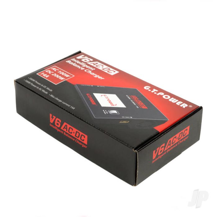 GT Power V6 240v AC / 12v DC NiMH / LiPo /  LiIon / LiFe / Pb Battery Charger