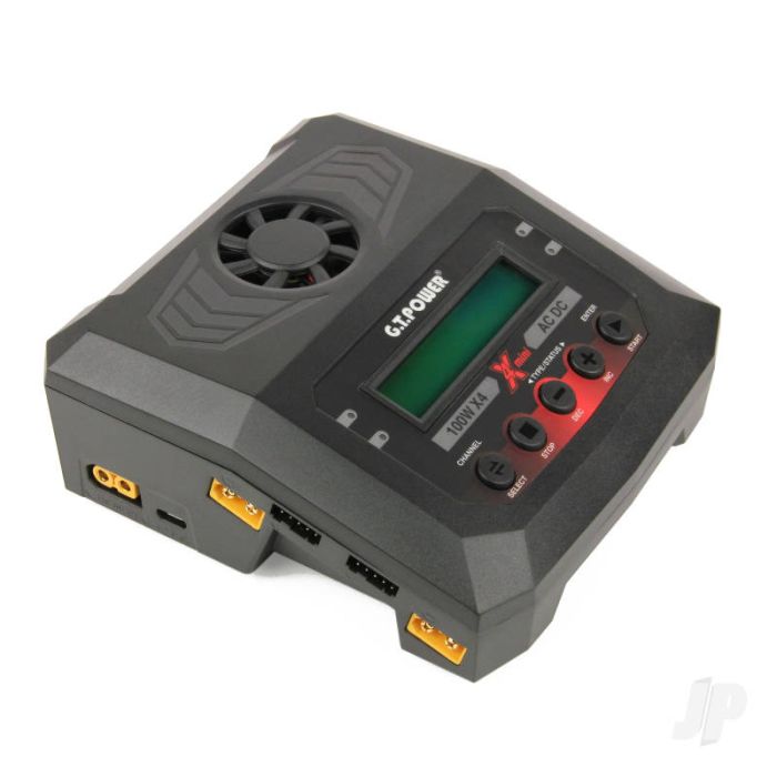GT Power X4 400W AC/DC Charger (LiPo / LiHV / LiIon / LiFe / NiCd / NiMH / Pb)