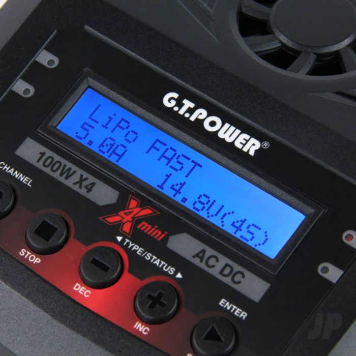 GT Power X4 400W AC/DC Charger (LiPo / LiHV / LiIon / LiFe / NiCd / NiMH / Pb)