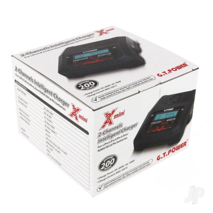 GT Power X2 Mini Charger 50W x2 AC / 100W x2 DC (UK) 