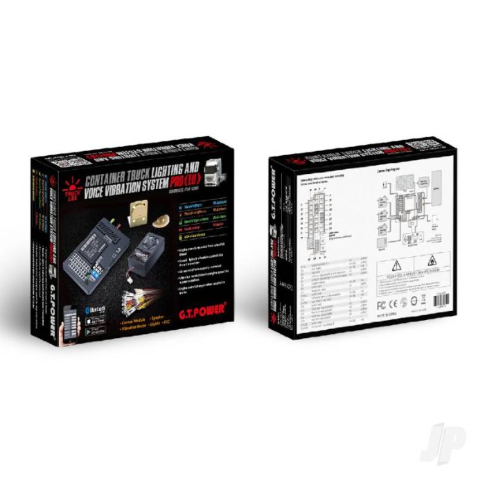 GT Power RC Container Truck Light & Sound System w/ Vibration & ESC 