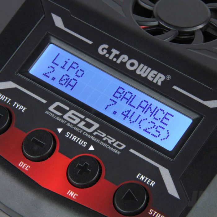 GT Power C6D Pro 100W AC/DC 12A NiMH LiPo / LiHV / LiIon / LiFe Charger