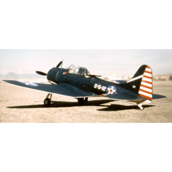 Douglas SBD-3 Dauntless Large Scale 1:16 Guillow's Balsa Aircraft Kit 793mm Wingspan