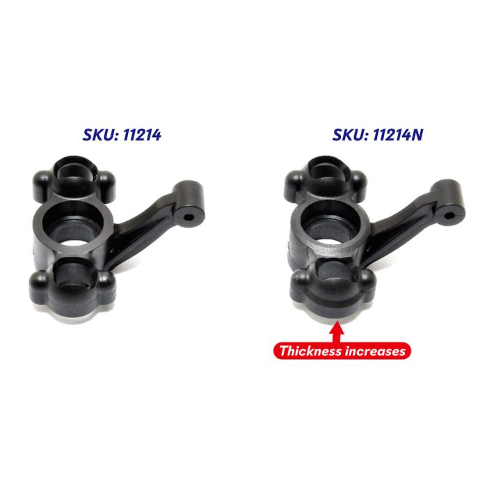 Hobao Hyper Mini St/Hyper Tt/TT 2.0 Front Steering Knuckles (New)