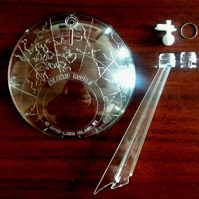 Atlantis Models Atlantis Clear Swivel Stand For Plastic Aircraft Kits