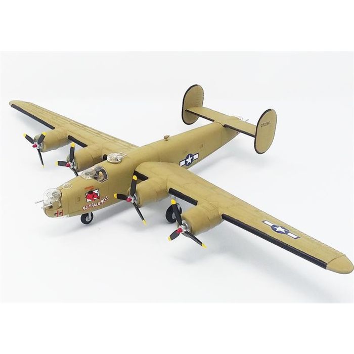 Atlantis Models 1:92 B-24 Liberator Buffalo Bill w/Stand Plastic Model Kit