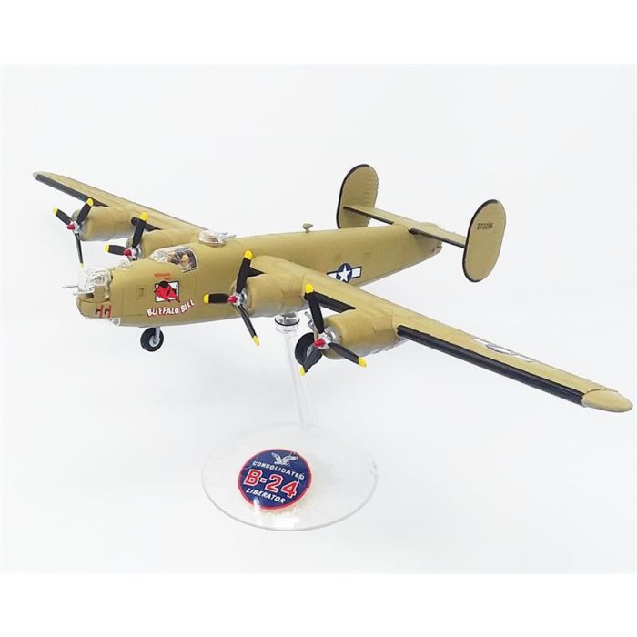 Atlantis Models 1:92 B-24 Liberator Buffalo Bill w/Stand Plastic Model Kit
