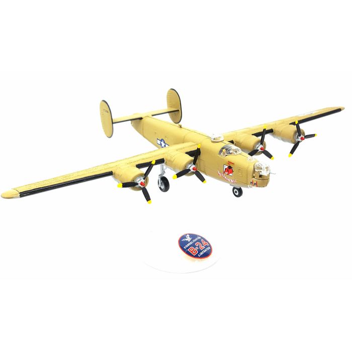Atlantis Models 1:92 B-24 Liberator Buffalo Bill w/Stand Plastic Model Kit