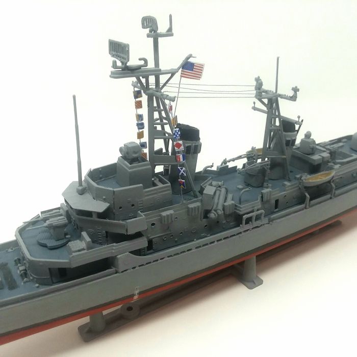 Atlantis Models 1:319 USS Forrest Sherman Destroyer Ship Plastic Model Kit