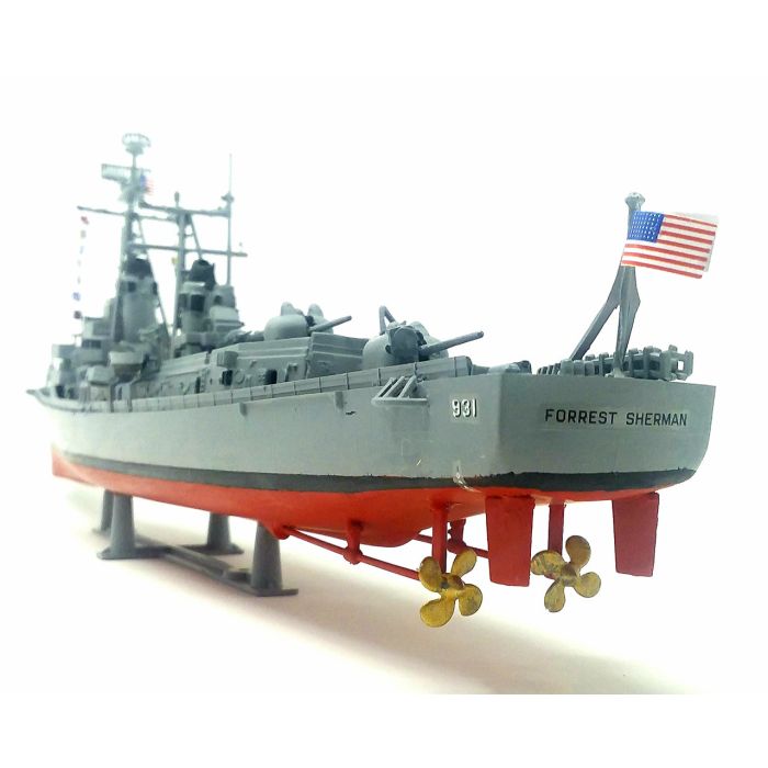 Atlantis Models 1:319 USS Forrest Sherman Destroyer Ship Plastic Model Kit