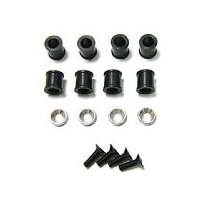 HoBao OFNA Hyper 9 Rubber Bushes & Alum. Washers For 1-Piece Caps