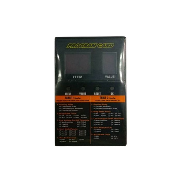 HoBao OFNA Hyper Mt ESC Program Card