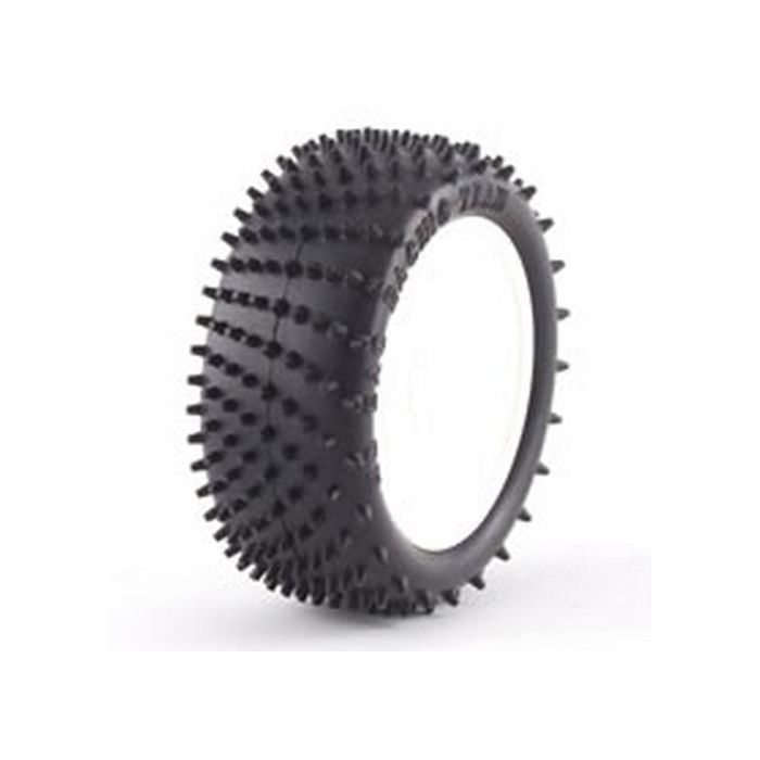 HoBao OFNA Angle Spike 1/8th - Set of 4 - Pre-Glued White Wheels