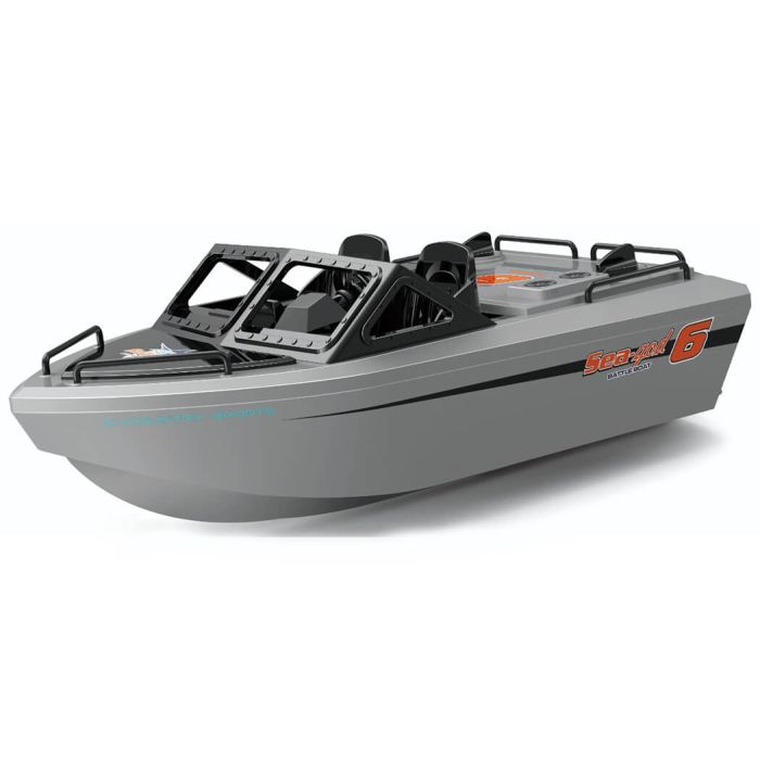 Heng Long Sea-God 6 (245mm) Jet Karting Swap Boat RTR Brushless RC – Grey