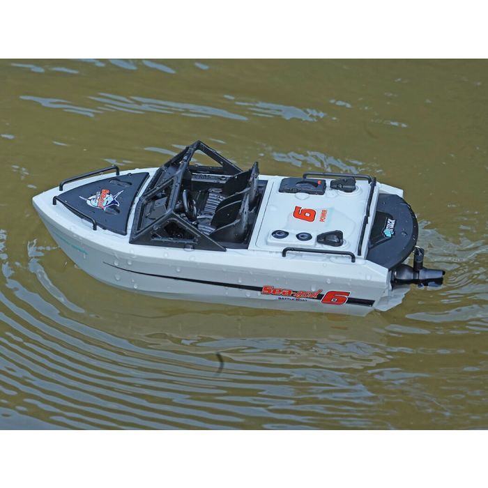 Heng Long Sea-God 6 (245mm) Jet Karting Swap Boat RTR Brushless RC – Grey
