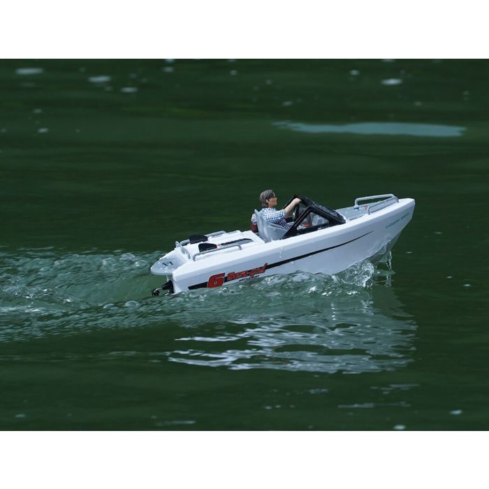 Heng Long Sea-God 6 (245mm) Jet Karting Swap Boat RTR Brushless RC – White