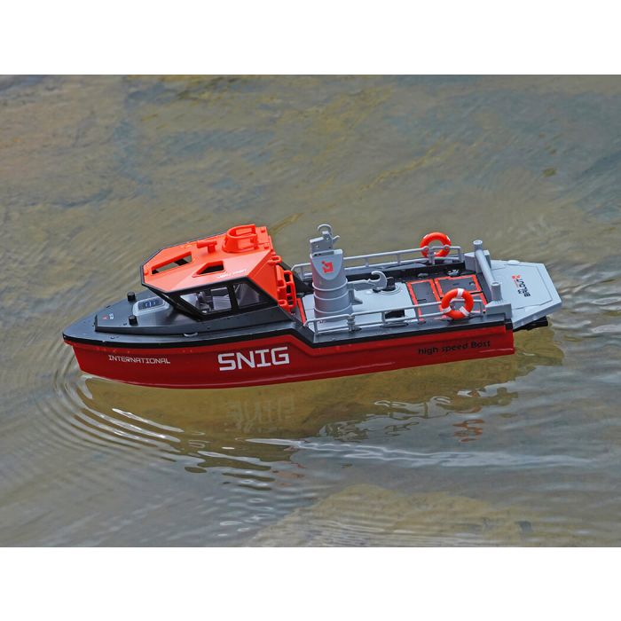 Heng Long Snig SAR Search & Rescue Lifeboat RTR Brushless RC Boat – Black