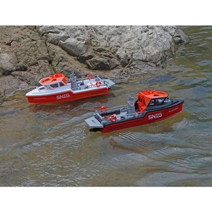 Heng Long Snig SAR Search & Rescue Lifeboat RTR Brushless RC Boat – Black