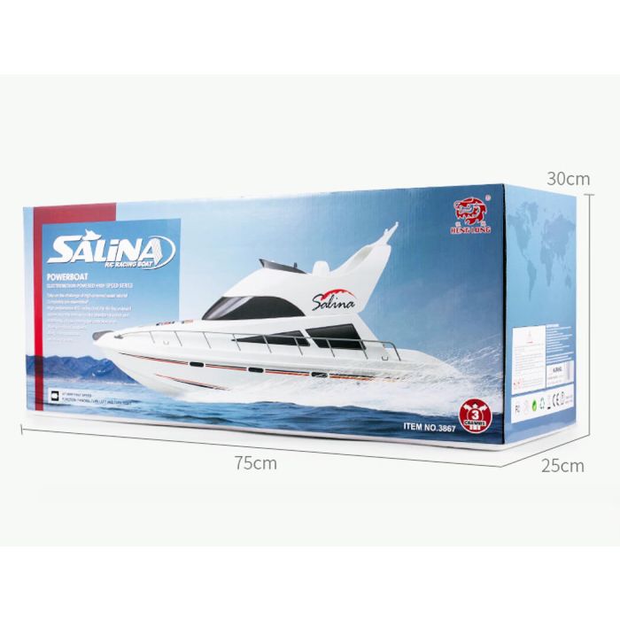Salina Luxury Mediterranean Radio Control Twin Electric Motor Yacht RTR