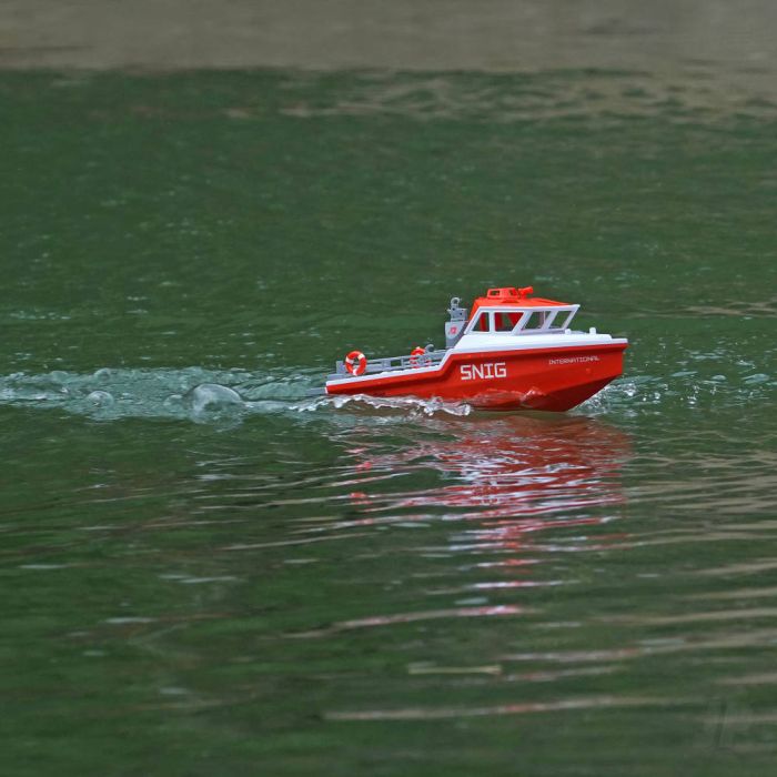 Henglong Search & Rescue RTR RC Turbojet Boat - Orange / White