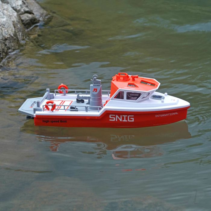 Henglong Search & Rescue RTR RC Turbojet Boat - Orange / White