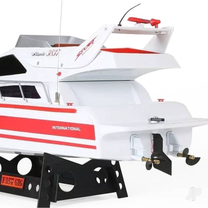 Henglong Atlantic Yacht Luxury Powerboat RTR RC Boat (700mm) - Red