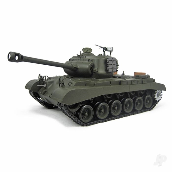 1:16 US M26 Pershing RTR RC Model Tank w/Smoke, Sound & Shoots