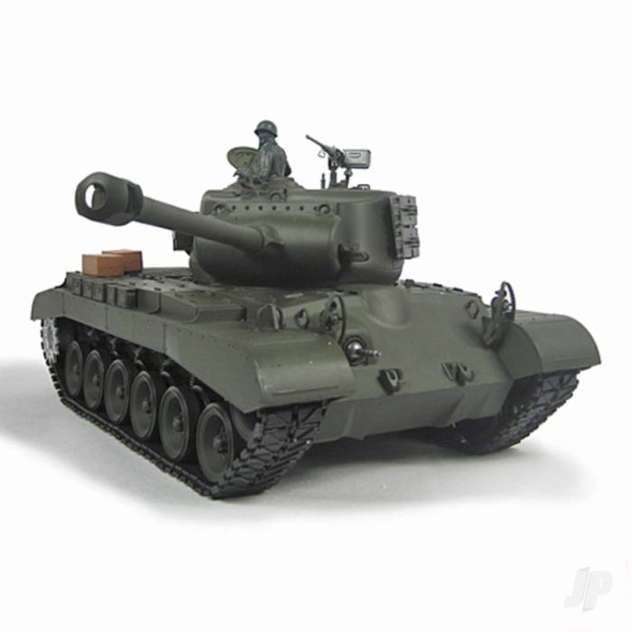 1:16 US M26 Pershing RTR RC Model Tank w/Smoke, Sound & Shoots