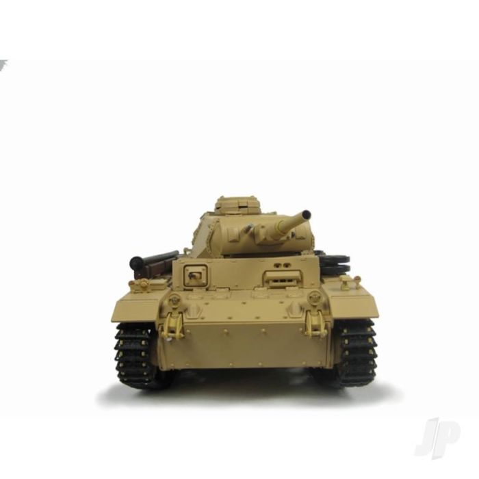 Heng Long 1:16 German Tauch Panzer III RC Tank 2.4GHz+Shooter+Smoke+Sound)