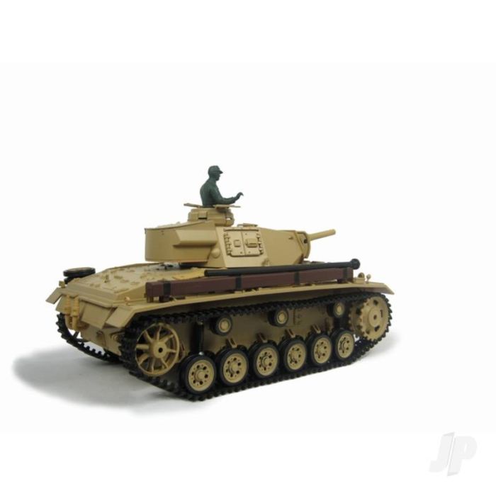 Heng Long 1:16 German Tauch Panzer III RC Tank 2.4GHz+Shooter+Smoke+Sound)