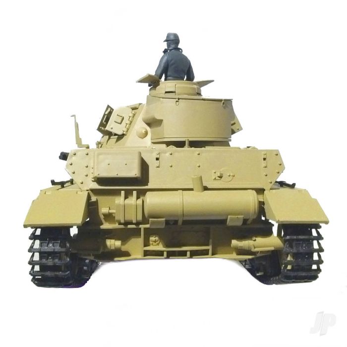 Henglong 1:16 Dak PZKPFW.IV AUSF. F-1 RTR RC Tank (IR, Shoots, Smokes & Sound)