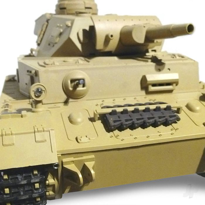 Henglong 1:16 Dak PZKPFW.IV AUSF. F-1 RTR RC Tank (IR, Shoots, Smokes & Sound)