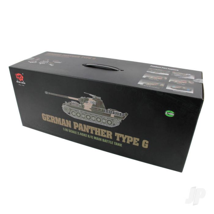 Henglong 1:16 German Panther Type G RTR RC Tank (IR, Shoots, Smokes & Sound)