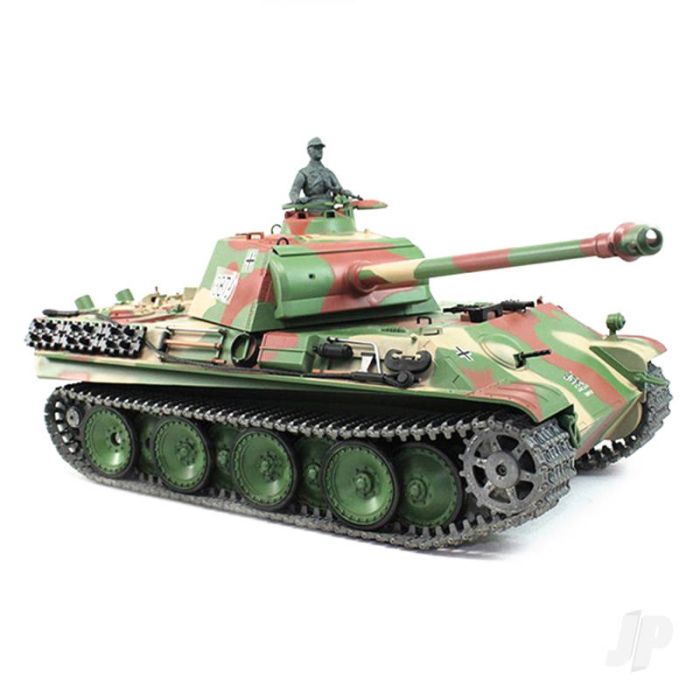 Henglong 1:16 Panther Type G I RC Tank (IR+Shoot+Smoke+Sound+Metal Gearbox)