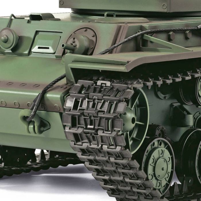 Henglong 1:16 Soviet KV-2 RC Tank (IR+Shoot+Smoke+Sound)