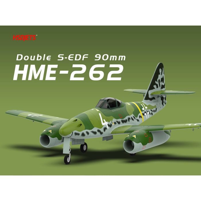 HSD Jets ME-262 EDF Electric Ducted Fan RC Jet PNP (no Tx/Rx/Bat)