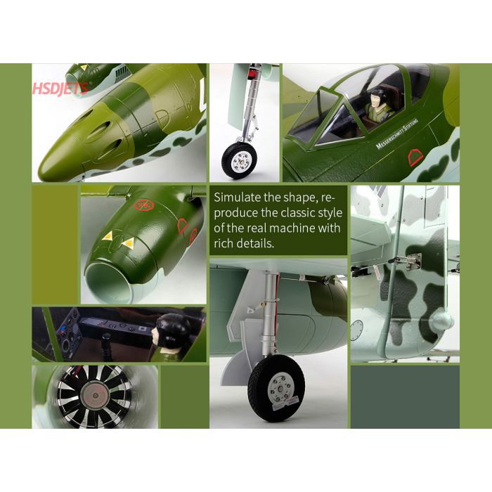 HSD Jets ME-262 EDF Electric Ducted Fan RC Jet PNP (no Tx/Rx/Bat)