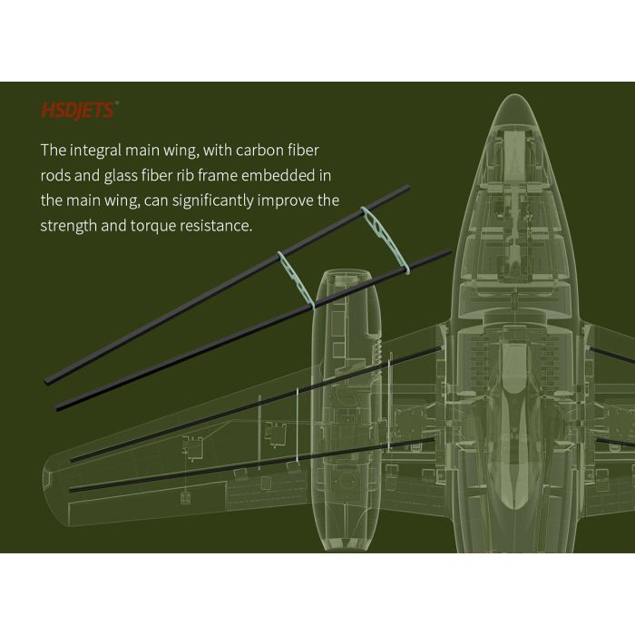 HSD Jets ME-262 EDF Electric Ducted Fan RC Jet PNP (no Tx/Rx/Bat)