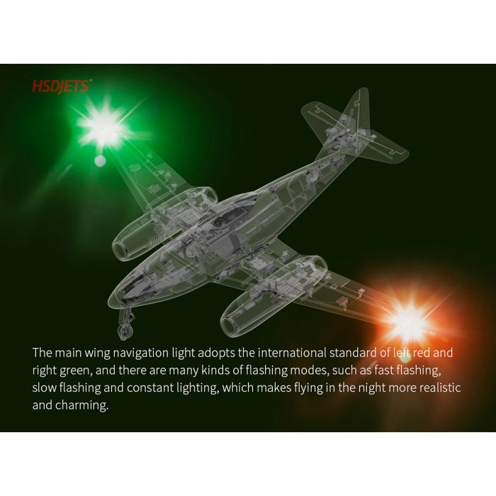 HSD Jets ME-262 EDF Electric Ducted Fan RC Jet PNP (no Tx/Rx/Bat)